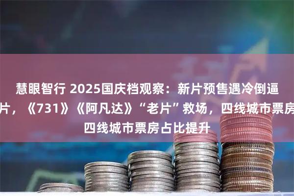 慧眼智行 2025国庆档观察：新片预售遇冷倒逼影院改排片，《731》《阿凡达》“老片”救场，四线城市票房占比提升